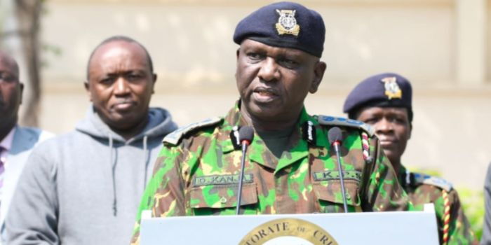 IG Kanja Issues Update on Gachagua's Attack, Dismisses Arrest of Peter Mwathi