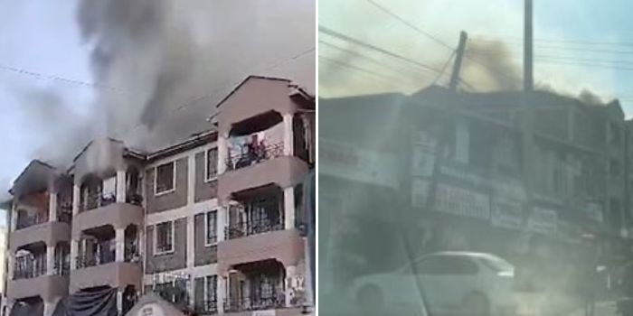 Fire Breaks Out at Top Floor of 4-Storey Building in Rongai