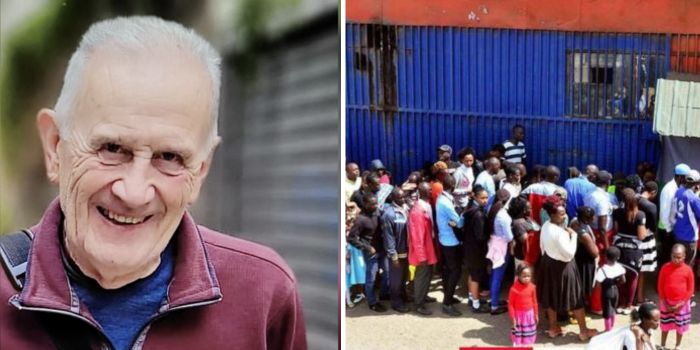 83-Yr-Old Grandpa to Swim in Freezing Ocean to Raise Money for Kenyans