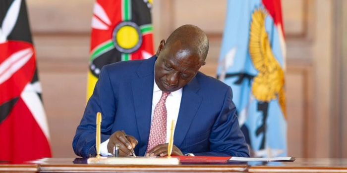 Ruto Signs National Rating Bill Into Law