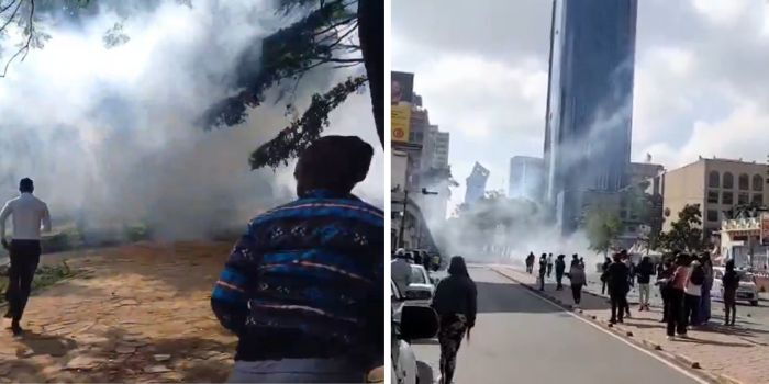 PHOTOS: Anti-Femicide Protesters Teargassed in CBD