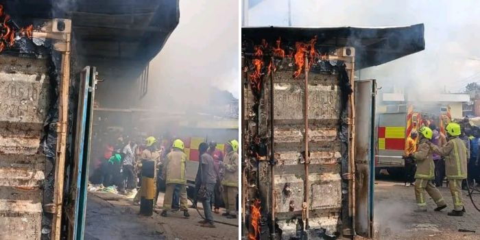 Several Traders Affected After Fire at Narok Bus Terminus