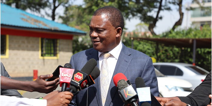 CS Justin Muturi Claims NIS Was Behind His Son's Abduction