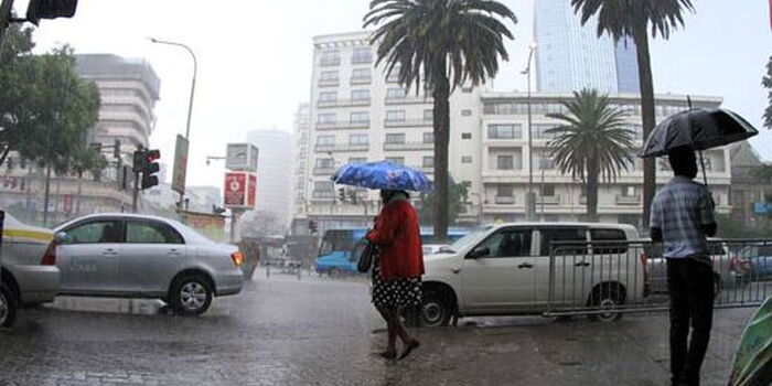 Kenya Met Lists Nairobi & Mombasa Among Regions to Receive Rainfall in Next 7 Days