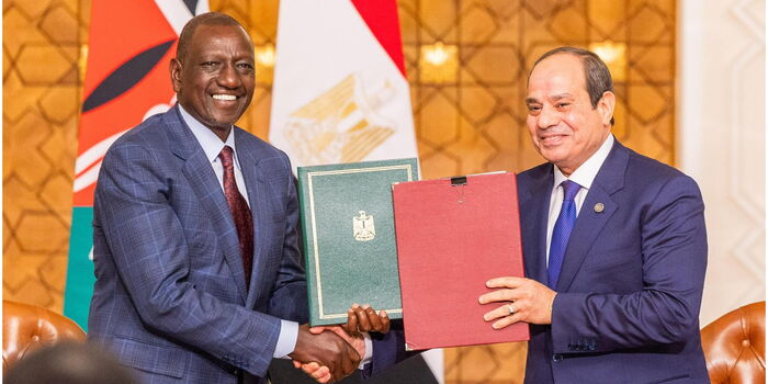 Ruto Signs 12 MOUs With Egypt