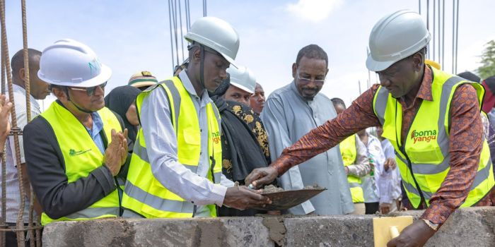 Ruto Reviews Progress of Landmark Affordable Housing in Northern Kenya