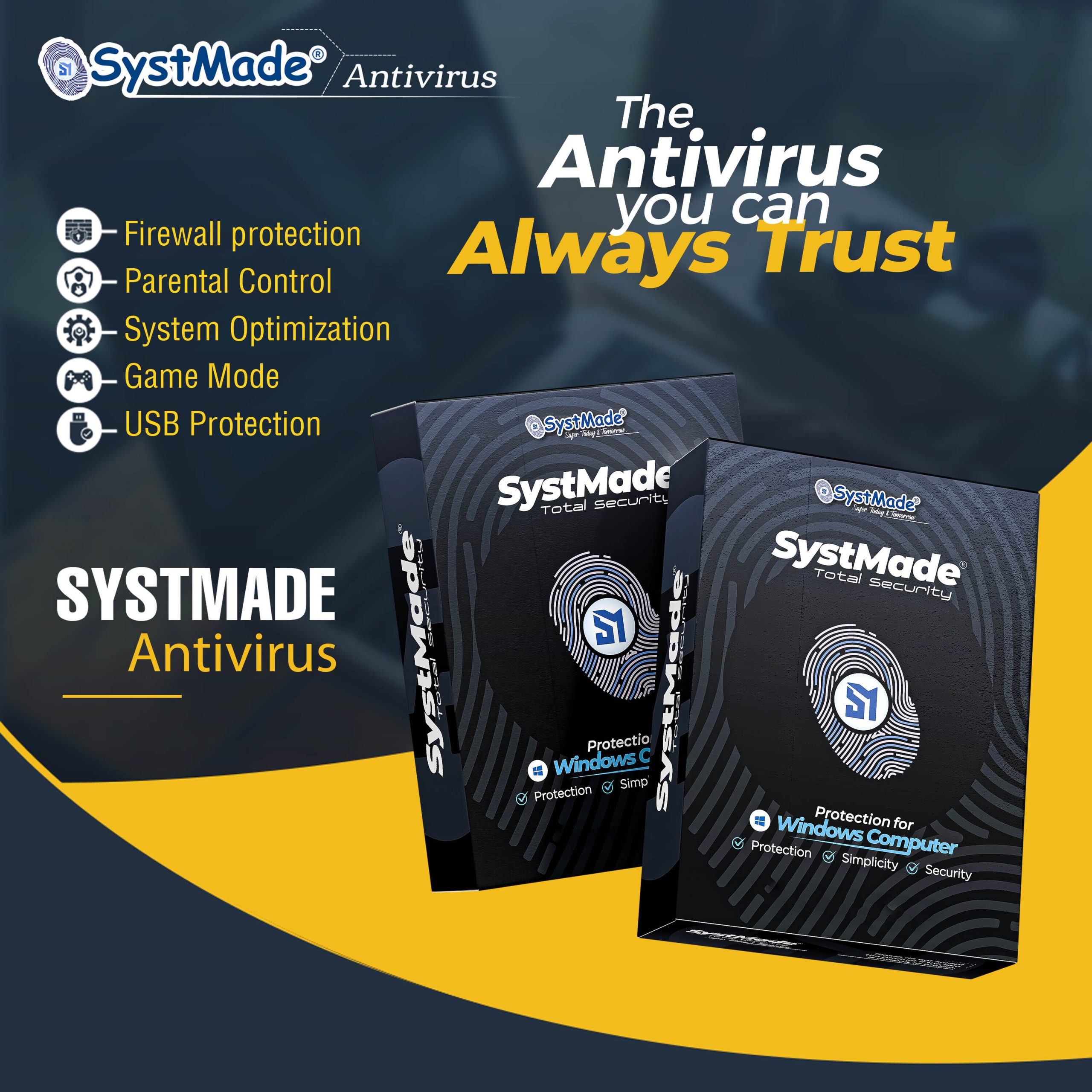Systmade Total Security Features and Details – Best Antivirus for PC and Windows 11